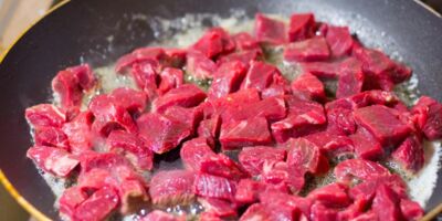 Rindfleisch deftig angebraten für Gulasch- Gerichte